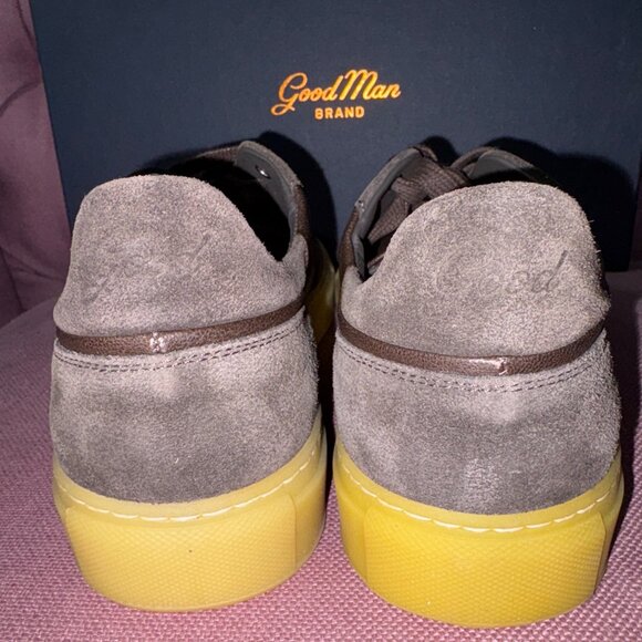 Good Man Brand Edge Modern Sport in Brown Suede Mix 9 New with Box Mens - Picture 8 of 11